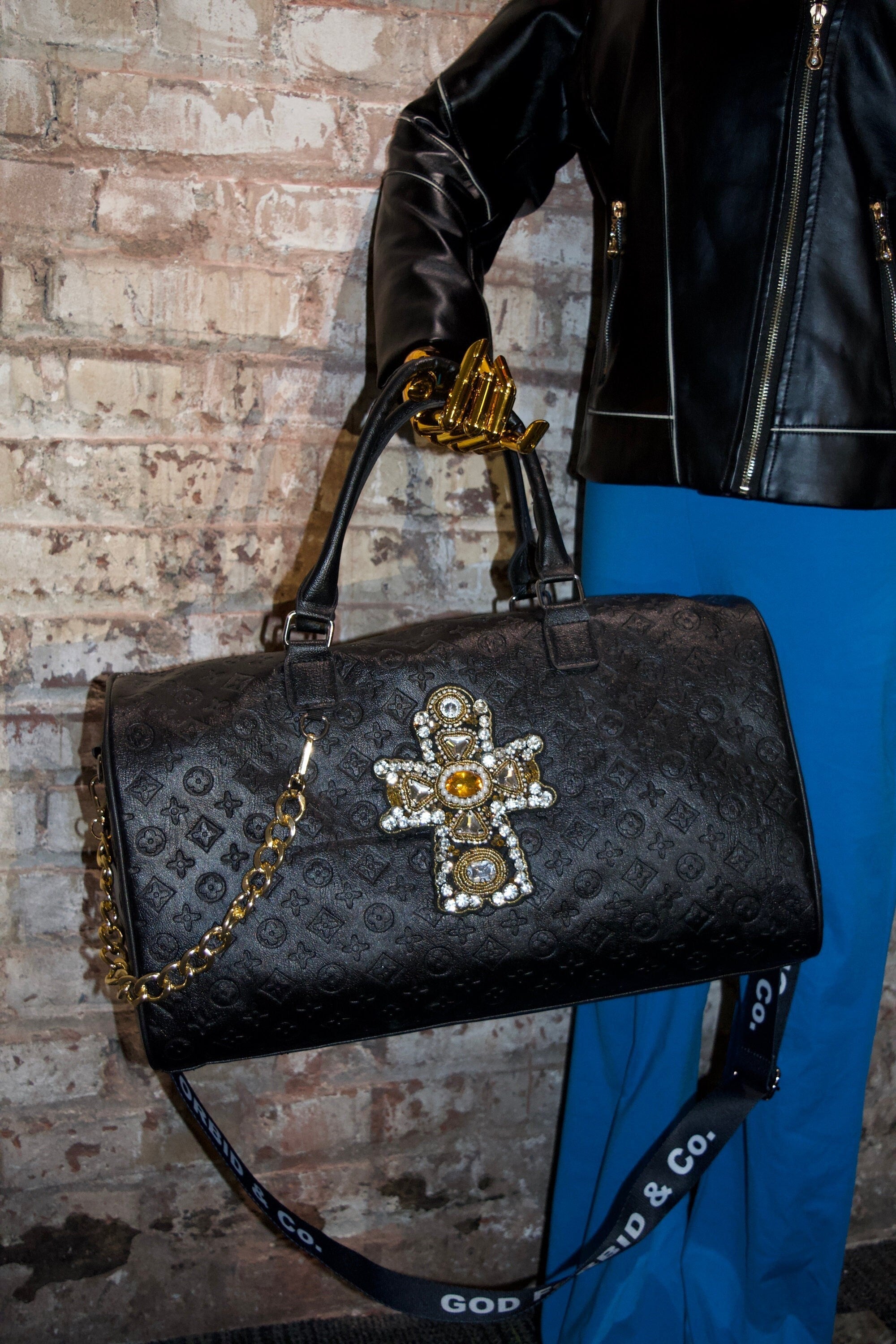 Glam Cross BLK Weekender Bag