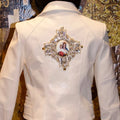 Embellished Madonna & Child Cross Jacket