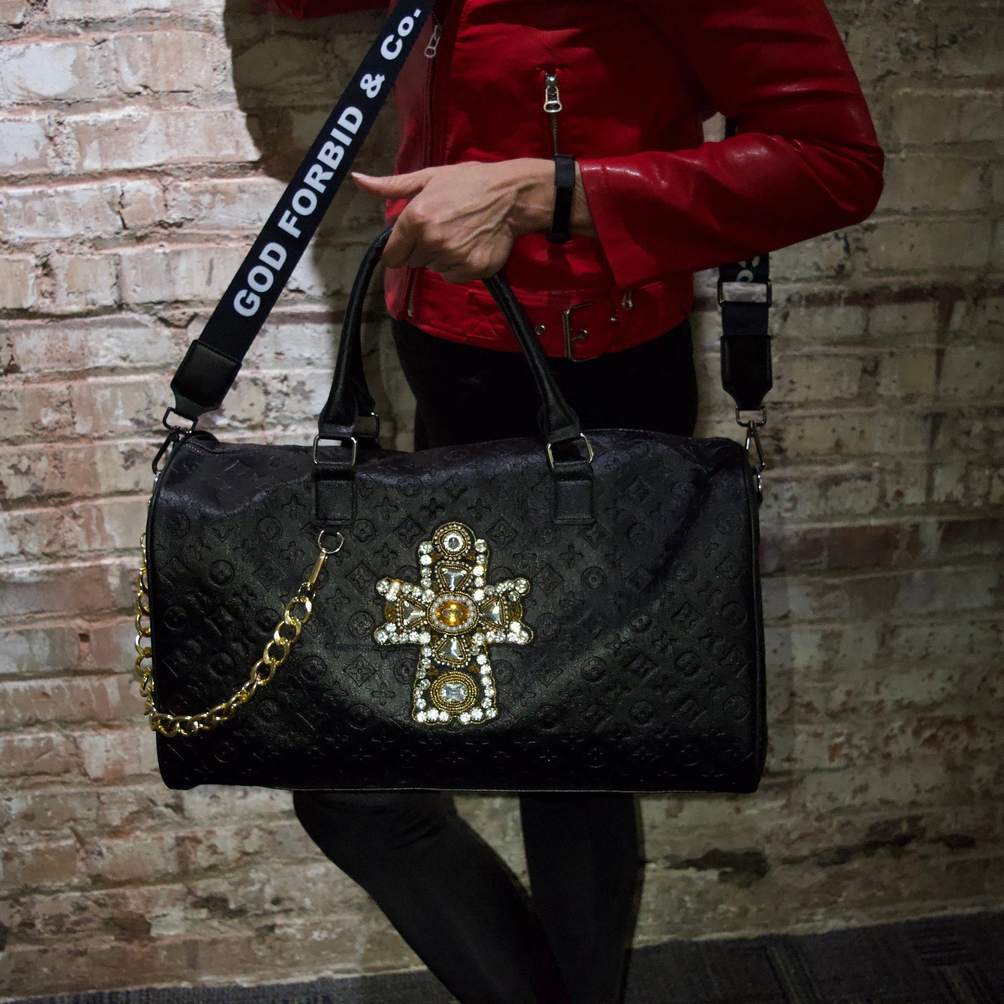 Glam Cross BLK Weekender Bag