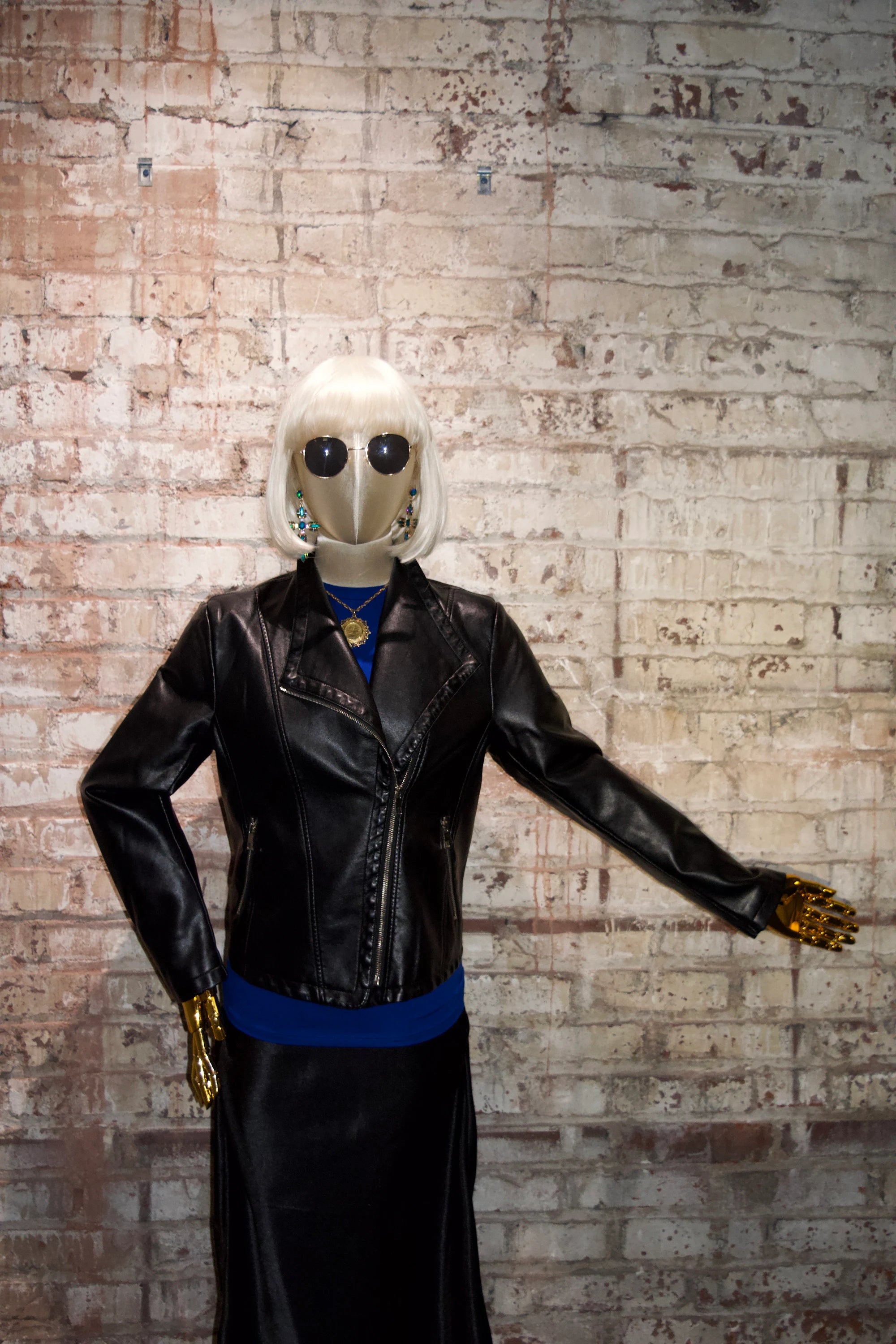 Embellished Gold Madonna Icon Jacket