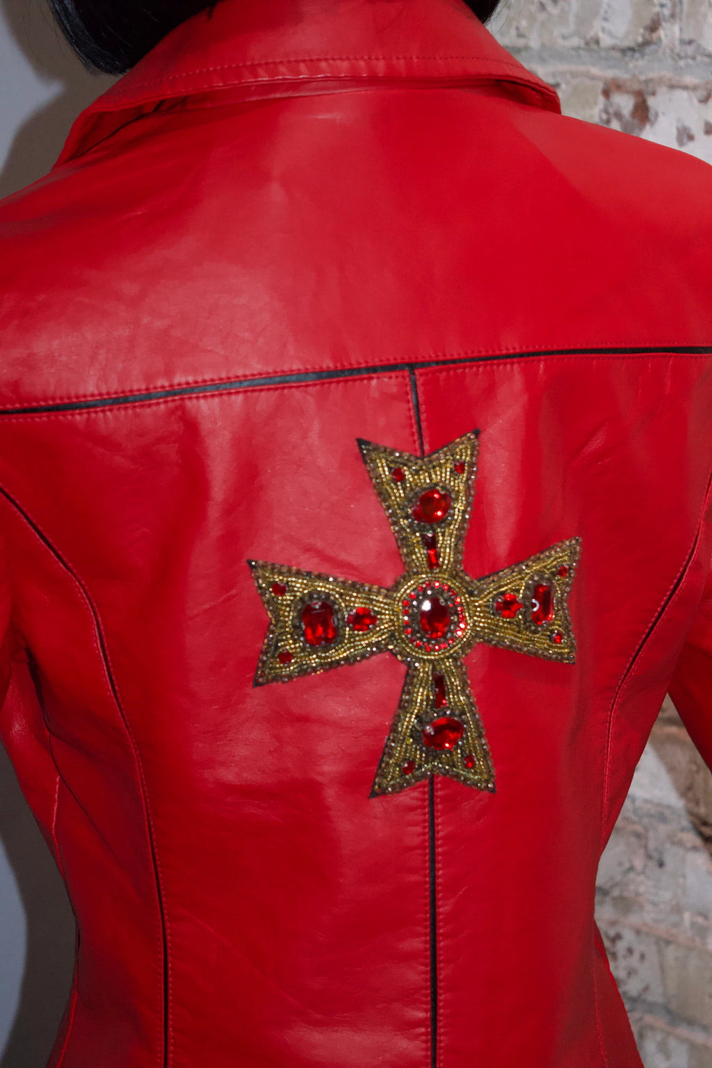 Red Gothic Cross Jacket