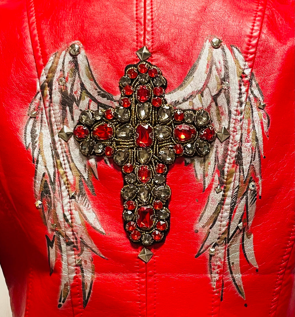 Wings of Faith Red Cross Jacket