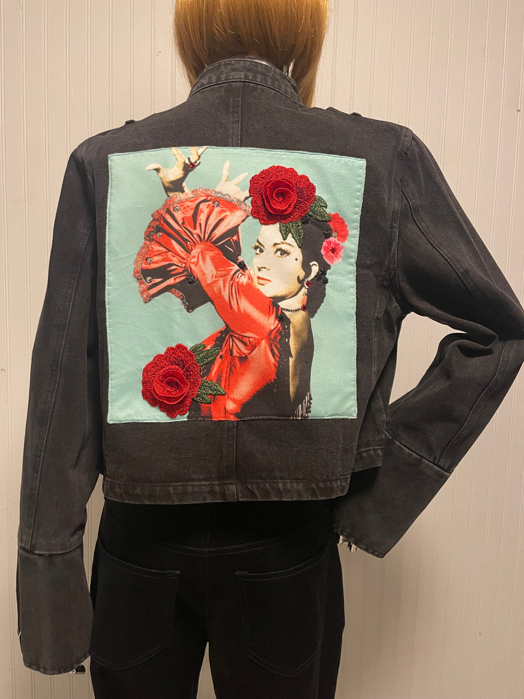 Flamingo Military Denim Jacket
