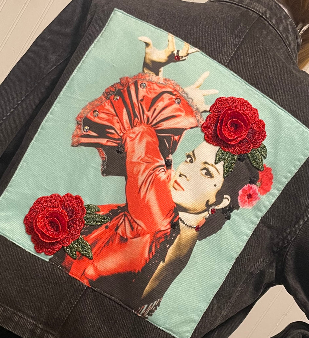 Flamingo Military Denim Jacket