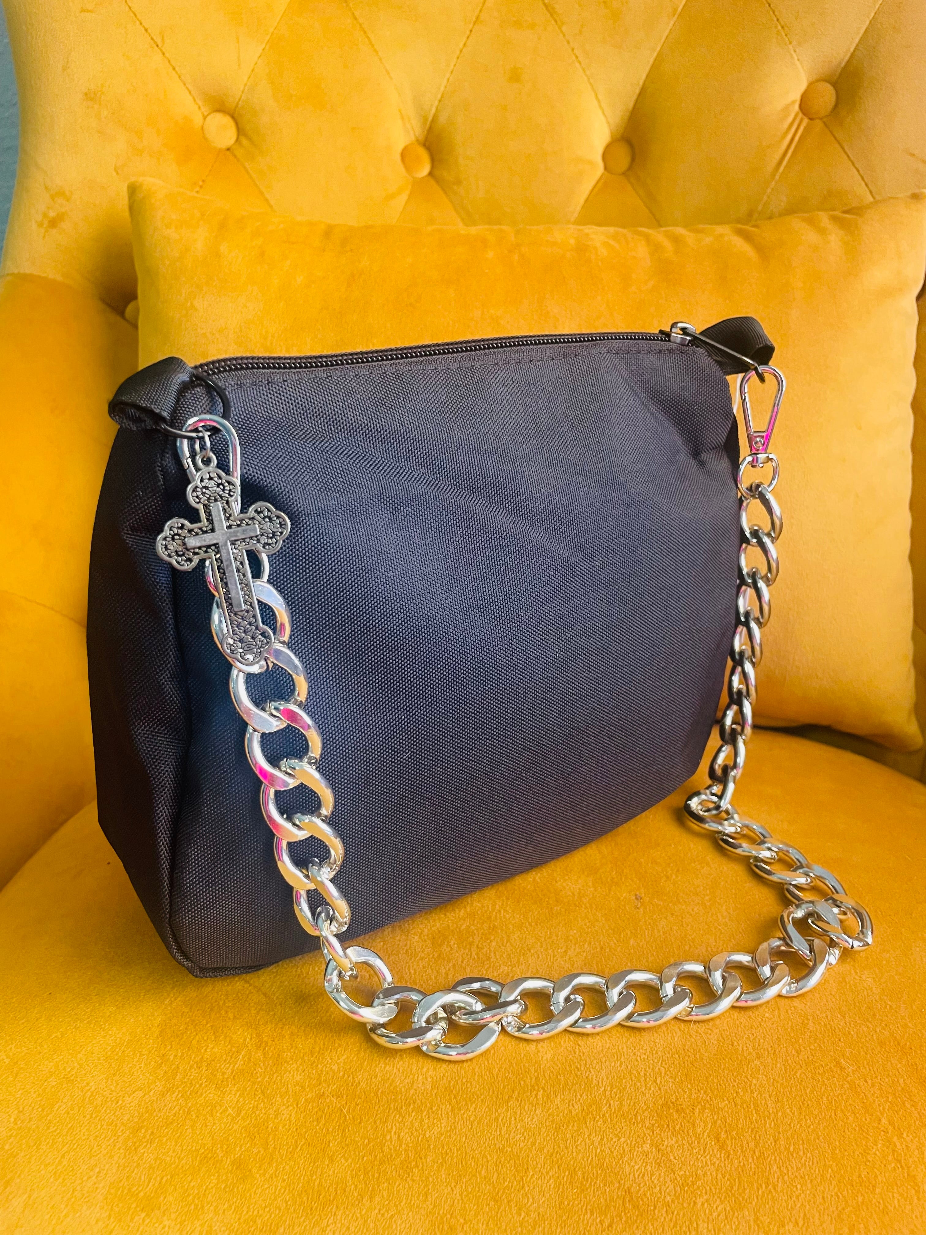 Kissing Cherubs Hand Painted Bag