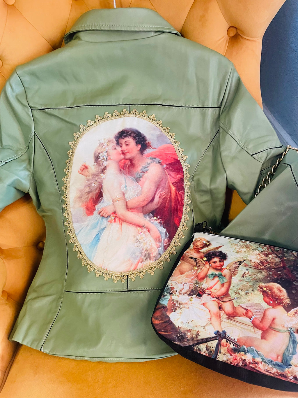 Romance Jacket Hand Painted