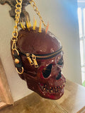 Spike Mohawk Skull Bag Fall Brown