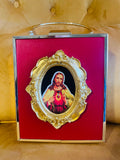 Sacred Heart of Jesus Frame Bag Convertible Handle/Strap