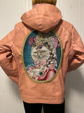 Pink Cat Couture Jacket Removable Hood