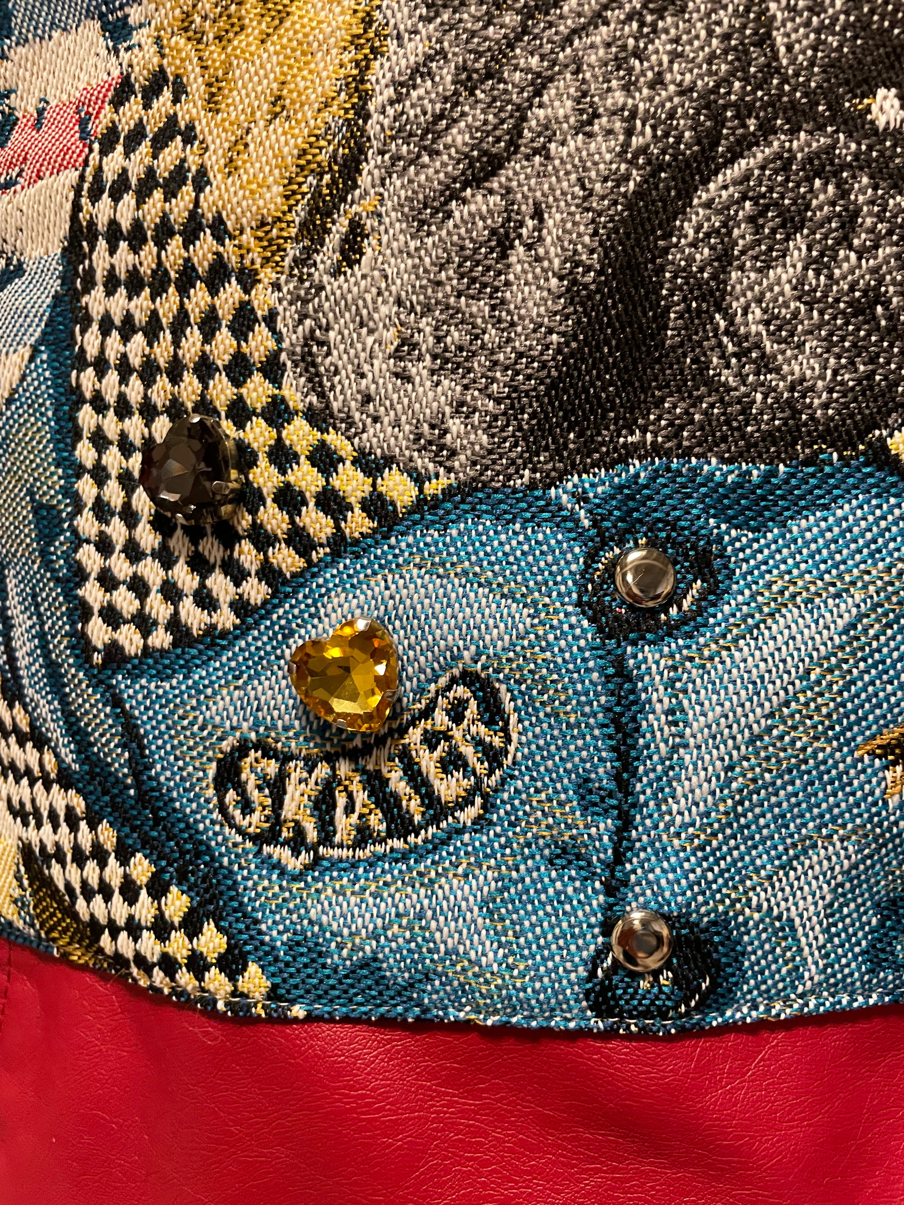 Red Skater Dog Jacket Removable Hood