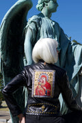Madonna and Child Icon Jacket Stud Yoke