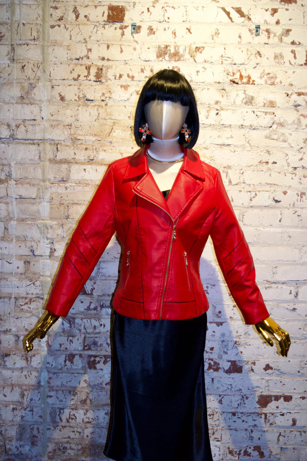 Red Gothic Cross Jacket