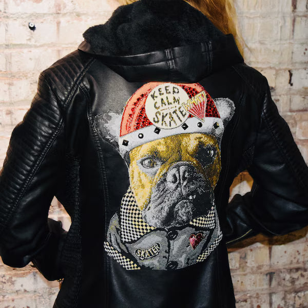Skater Dog Jacket Removable Hood