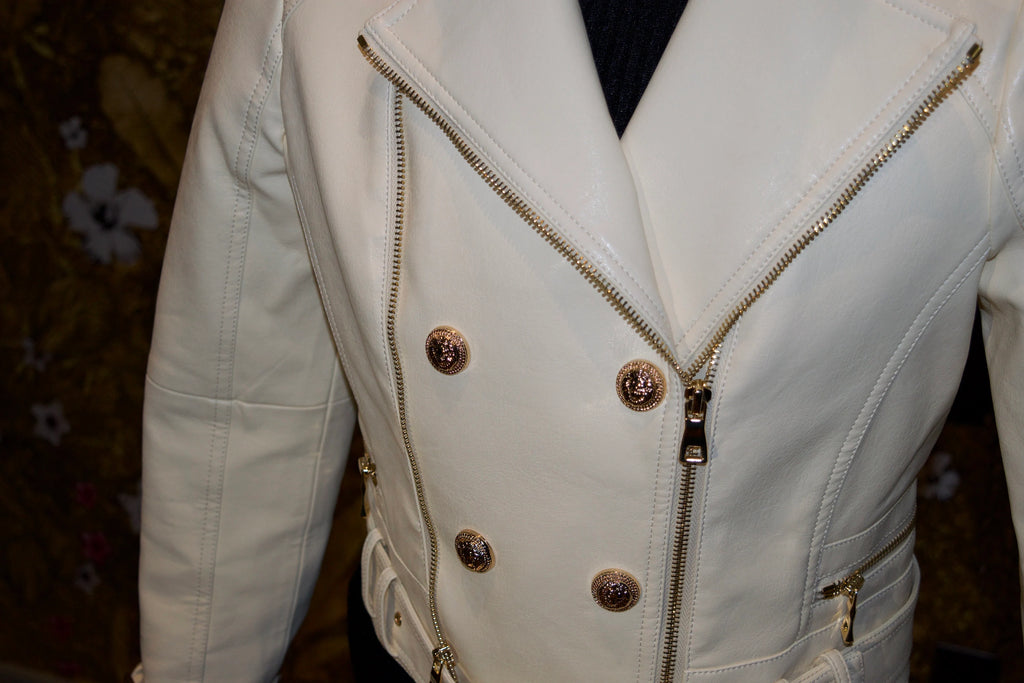 Embellished Madonna & Child Cross Jacket